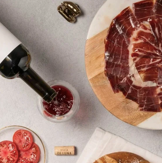 Cofre con 10 sobres de Jamón de Bellota 100% Ibérico