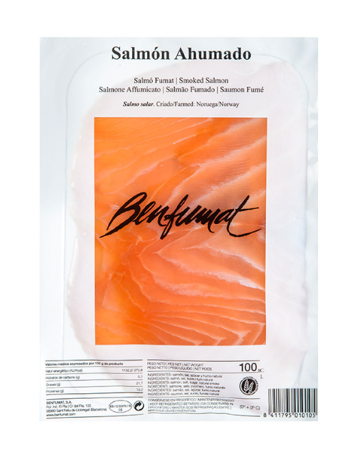 Salmón Ahumado Tradicional BENFUMAT